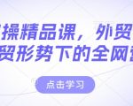 外贸实战秘籍：精通谈判技巧，揭秘新形势下全网营销策略，助力业绩飙升！
