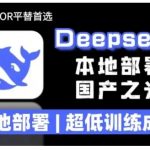 2025年DEEPSEEK R1大型模型一键安装攻略：零成本部署教程，文件全解析，轻松提升训练效率！