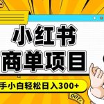 小红书千粉必看：轻松上手稳定变现项目，月入6-8K赚钱攻略揭秘！