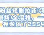 短剧拉新秘籍：0粉丝也能引爆流量，河马剧场一视频狂揽2954新粉全攻略！