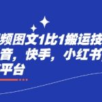 99%过审率！揭秘短视频1:1搬运黑科技，轻松攻破抖音快手小红书视频号（限时免费）1268