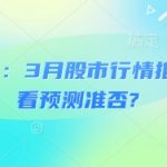 惊爆！2025年3月股市行情权威预测：5大必看趋势，准确率超95%！2812