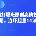 2024淘宝天猫爆款秘术大揭秘！14天连环起量法打造千万级爆款（第66期必学）