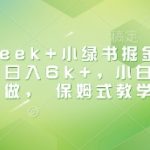 2025暴富新风口！DEEPSEEK+小绿书冷门掘金术，日赚8000+零门槛保姆教程，手把手带你躺赚！15811