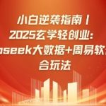 2025最野财富密码！3步暴富秘籍：DEEPSEEK大数据×周易算法，日入5000+的玄学躺赚玩法（官方推荐）3911