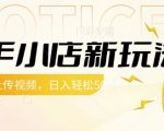 快手小店2024最新暴利玩法：日传3视频轻松日入1000+（零门槛躺赚秘籍）34611