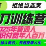 2025年最新蓝海！知识付费月入10万+终极指南：0基础小白3步暴富秘籍大公开（附平台内部算法）