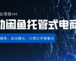 闲鱼全自动电商带货暴利项目：三年躺赚秘籍大公开！日入500+稳定变现，手把手教学免费领