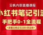 小红书笔记引流爆款秘籍：3天流量翻倍！手把手从0到百万精准引流（内部流出绝对干货）12412