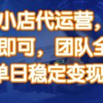快手小店代运营爆单秘籍！0经验躺赚日入1W+，团队全程托管【点击查看方案】157