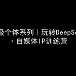 DEEPSEEK自媒体IP实战营：7天速成AI爆款内容｜手把手教你打造10万+粉丝矩阵｜收入翻倍攻略167