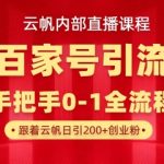 百家号引流秘籍大公开！单号日引500+精准粉，原创素材1分钟生成，私域流量轻松躺赚！13101215
