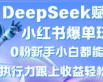 DeepSeek保姆级教程！0粉丝也能月入过万！小红书爆单玩法手把手教学（懒人勿进）