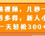 2025最新审核视频赚钱秘籍！3步日赚500+ 新手当天轻松拿3单【内部渠道曝光】