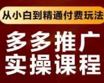 拼多多推广7天从零爆单秘籍：日销千单付费玩法+SEO排名飙升终极指南！139
