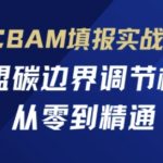 2024欧盟碳关税填报终极指南：零基础3天精通CBAM申报全流程（附全流程模板）！1413