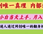 2025网创终极红利！零门槛躺赚秘籍曝光：新手当天上手狂揽5位数【内部课程揭秘】