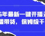 2025无人直播带货暴利秘籍：零门槛一键躺赚日入过万保姆级教程(小白必看)