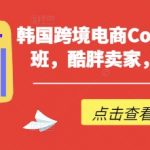 韩国跨境电商COUPANG运营难？3天速成爆单秘籍，酷胖卖家2025必学高阶课！