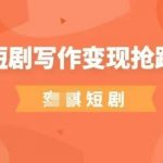 AI短剧写作7天速成：0基础小白日入过千的保姆级变现秘籍，手把手教你抓住副业风口！156911