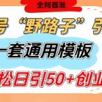 视频号SEO暴力截流新玩法！单号日引500+创业粉终极指南(附模板)