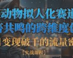 AI爆款日赚5W+！揭秘动物拟人化社畜逆袭秘籍，小红书抖音流量狂飙1612