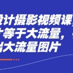 电商摄影7天速成课！爆款图片制作秘籍助你流量暴涨500%