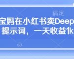 惊爆！宝妈小红书卖DeepSeek提示词日赚5000+：零门槛实操方法大揭秘！