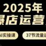 2025AI电商狂飙百万销量！50节颠覆性实战课：手把手带你从零到亿的流量密码（百万商家疯抢中）