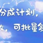 10个视频号分成计划秘籍！新手也能日赚1000+，批量操作躺赚攻略