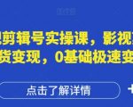 影视剪辑带货3天爆单变现课！0基础保姆级教程，日入过万极速赚钱攻略（附独家剪辑模版）