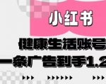 小红书AI健康健康赛道爆单秘籍！新手日入1.2W+躺赚攻略，10分钟学会流量收割套路