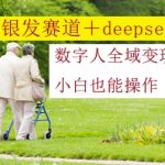 银发经济+DeepSeek AI数字人：零门槛新手月入30万，揭秘全域变现爆单秘籍！