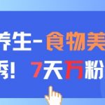 AI养生新玩法引爆全网！食物变装美女秀7天狂涨10万粉，流量密码大公开