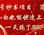 公众号抄书副业日入3000+！新手小白躺赚攻略曝光，手把手教你1天变现（附独家渠道）