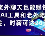 用AI和老外聊天日入 500 ？ 2024 最新零门槛赚美金攻略！轻松时薪 500？2024最新零门槛赚美金攻略！轻松时薪50+