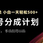 视频号分成计划2024最新暴利玩法！新手小白三天狂赚3000+攻略大揭秘（附详细教程）