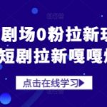 河马剧场短剧拉新爆单秘籍！0粉实操日赚1000+，流量狂飙疯狂变现！
