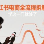 2024最新小红书电商爆单秘籍：零基础7天速成课！从选品到变现全流程实操指南，手把手教你月入10万+
