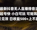 2025年5月无人直播暴利新玩法！单日狂撸5W+音浪实操全解【小白速成躺赚攻略】