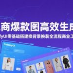 电商爆款图3秒出图！零基础傻瓜式操作+COMFYUI换装换背景全流程揭秘，轻松打造百万级商业工作流