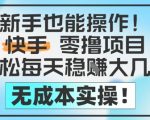 2024最新暴利副业！手残党日入500+秘籍🔥当天提现0门槛！无押金永久躺赚攻略