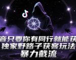 抖音同行截流野路子！2025最新内部绝密技术曝光：日抢500+精准客户，三天爆单赚翻天！