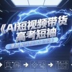 AI爆款！2025高考短袖带货全流程：月销过万+日入3000+秘籍（附AI实操）