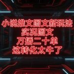2023小说推文爆单秘籍！实况图文日入5000+，新手3天狂赚2W攻略！