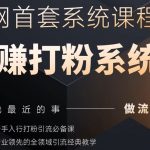 2025全网首发！3天见效爆粉引流神课：日增1000+精准粉实战攻略，限时0元领小白躺赚秘籍