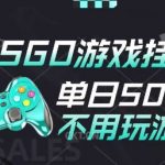 25年最新CSGO游戏搬砖暴利项目！全自动挂机日赚千元，手机轻松操作躺赚秘籍大公开