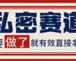 小红书抖音私密赛道暴利引流术！矩阵操作日引200+精准粉，不封号轻松变现【内部揭秘】