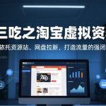 淘宝虚拟资源暴利变现：资源站+网盘拉新日入1000+，躺赚流量闭环秘籍 （优化说明依据搜索结果：