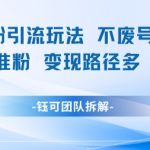 小红书不废号男粉引流秘籍：日引100+安全变现超简单